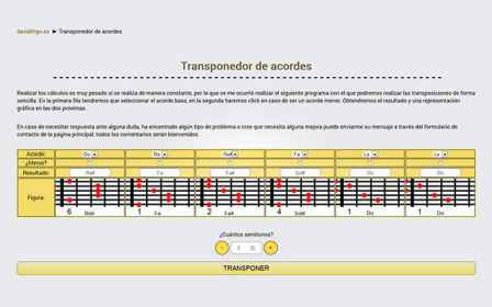 Transponedor de Acordes (herramienta musical)